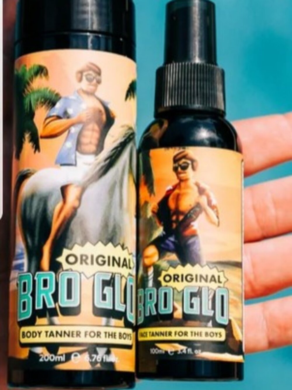 New BroGlo Self Tanner for Men